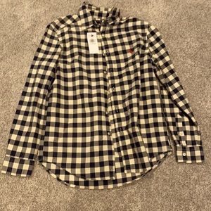 Boys Large Polo Button Down NWT